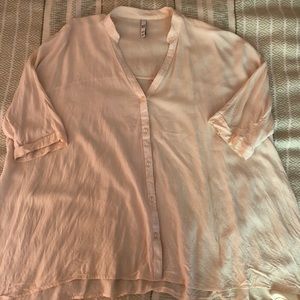 Zara tan blouse
